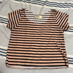 Striped crop top